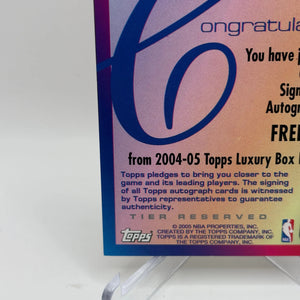 2004-05 Topps Luxury Box Basketball Fred Jones Auto /75 #SL-FJ FRENLY BRICKS - Open 7 Days