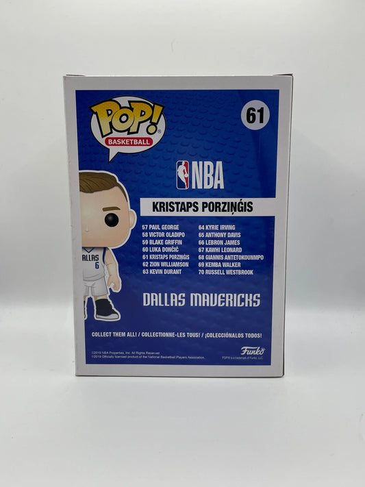 Funko POP! Basketball Dallas #61 Kristaps Porzingis FRENLY BRICKS - Open 7 Days