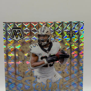 2024 Panini Mosaic Football #SC-SMI Kendre Miller Scripts Auto Silver FRENLY BRICKS - Open 7 Days