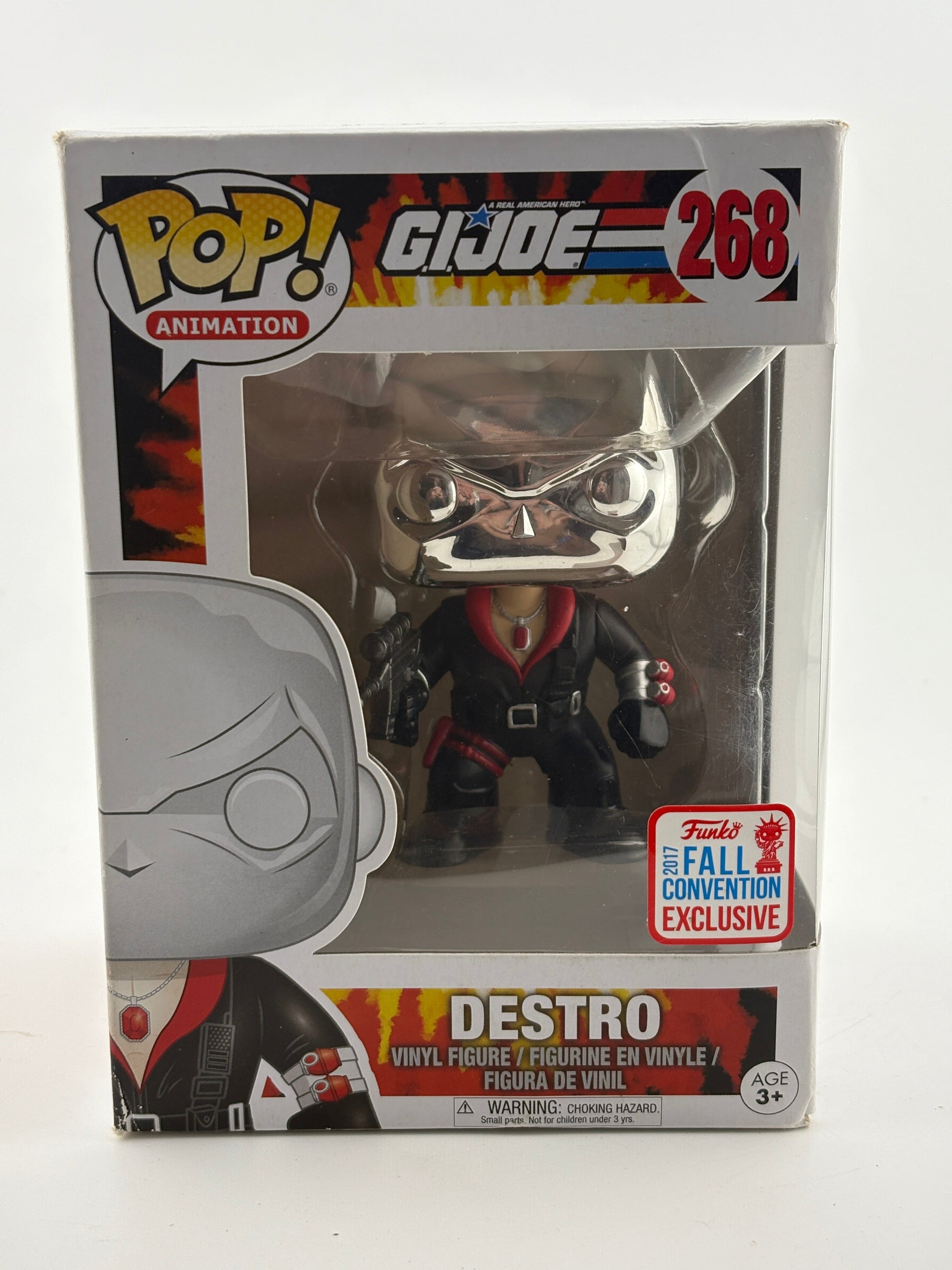 Funko POP! Animation G.I.Joe #258 Destro 2017 Fall Convention FRENLY BRICKS - Open 7 Days