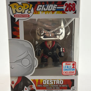 Funko POP! Animation G.I.Joe #258 Destro 2017 Fall Convention FRENLY BRICKS - Open 7 Days