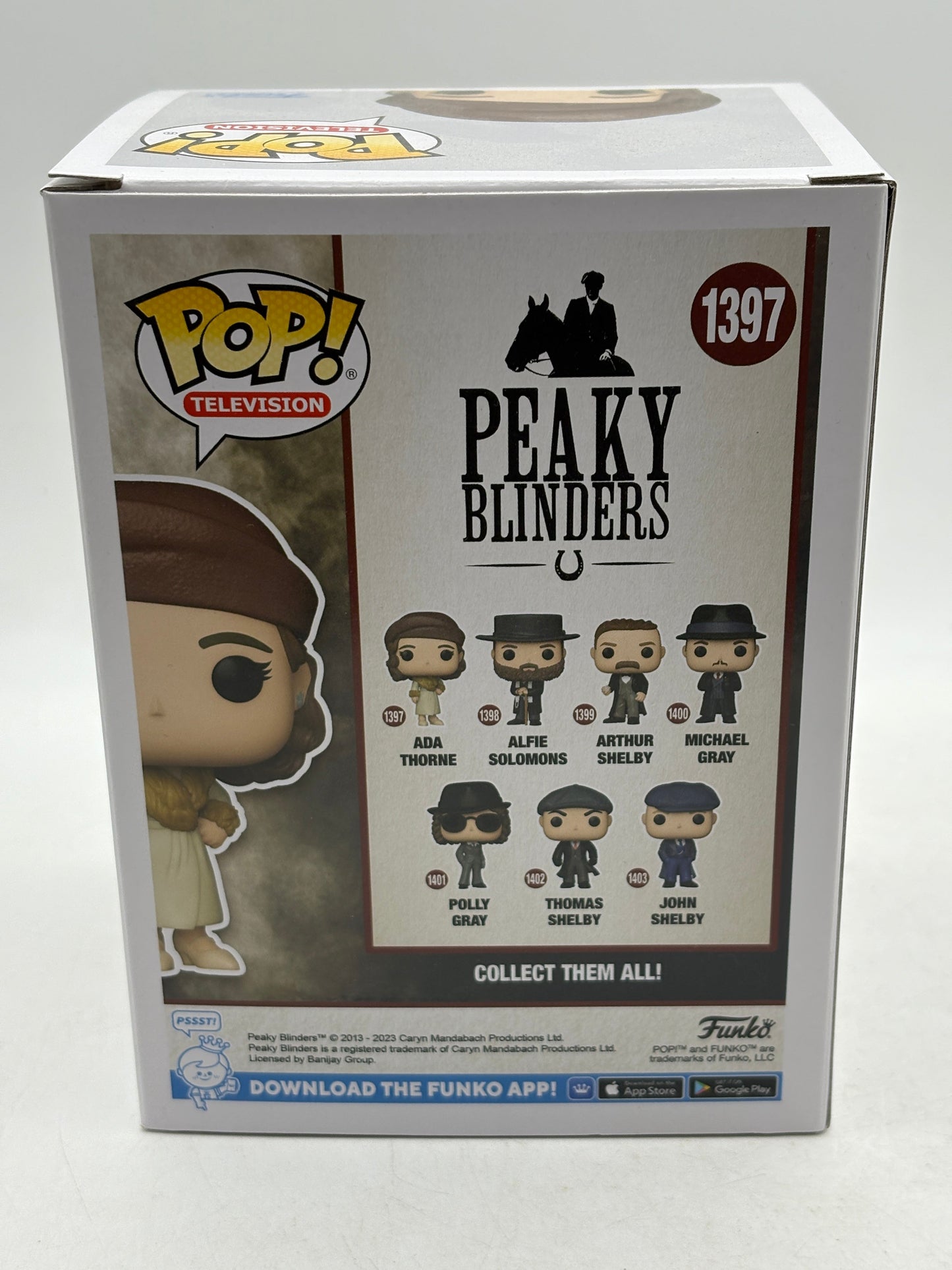 Funko POP! Television Peaky Blinders #1397 Ada Thorne Vinyl Cards FRENLY BRICKS - Open 7 Days