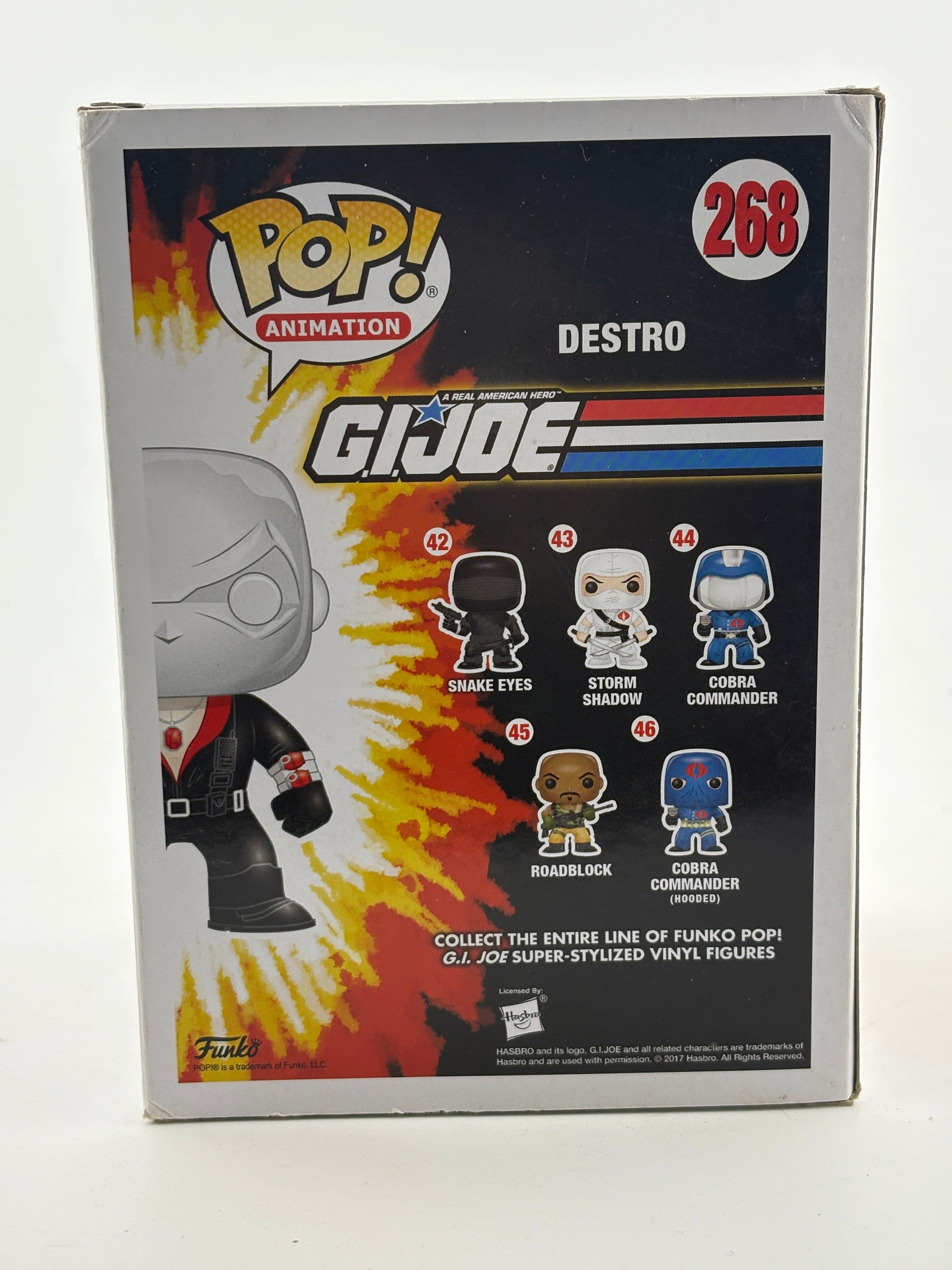 Funko POP! Animation G.I.Joe #258 Destro 2017 Fall Convention FRENLY BRICKS - Open 7 Days