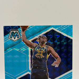 2020-21 Panini Mosaic Basketball #25 Myles Turner /15 Fluorescent Blue Prizm FRENLY BRICKS - Open 7 Days