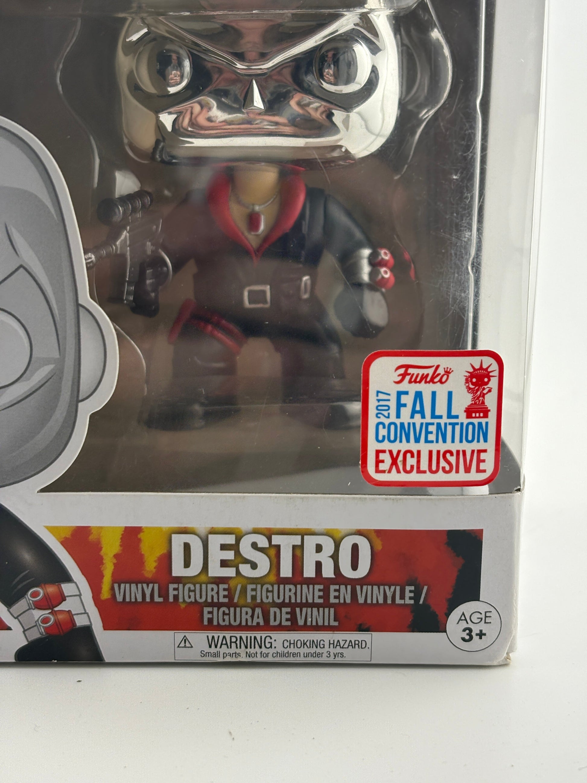 Funko POP! Animation G.I.Joe #258 Destro 2017 Fall Convention FRENLY BRICKS - Open 7 Days