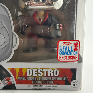 Funko POP! Animation G.I.Joe #258 Destro 2017 Fall Convention FRENLY BRICKS - Open 7 Days