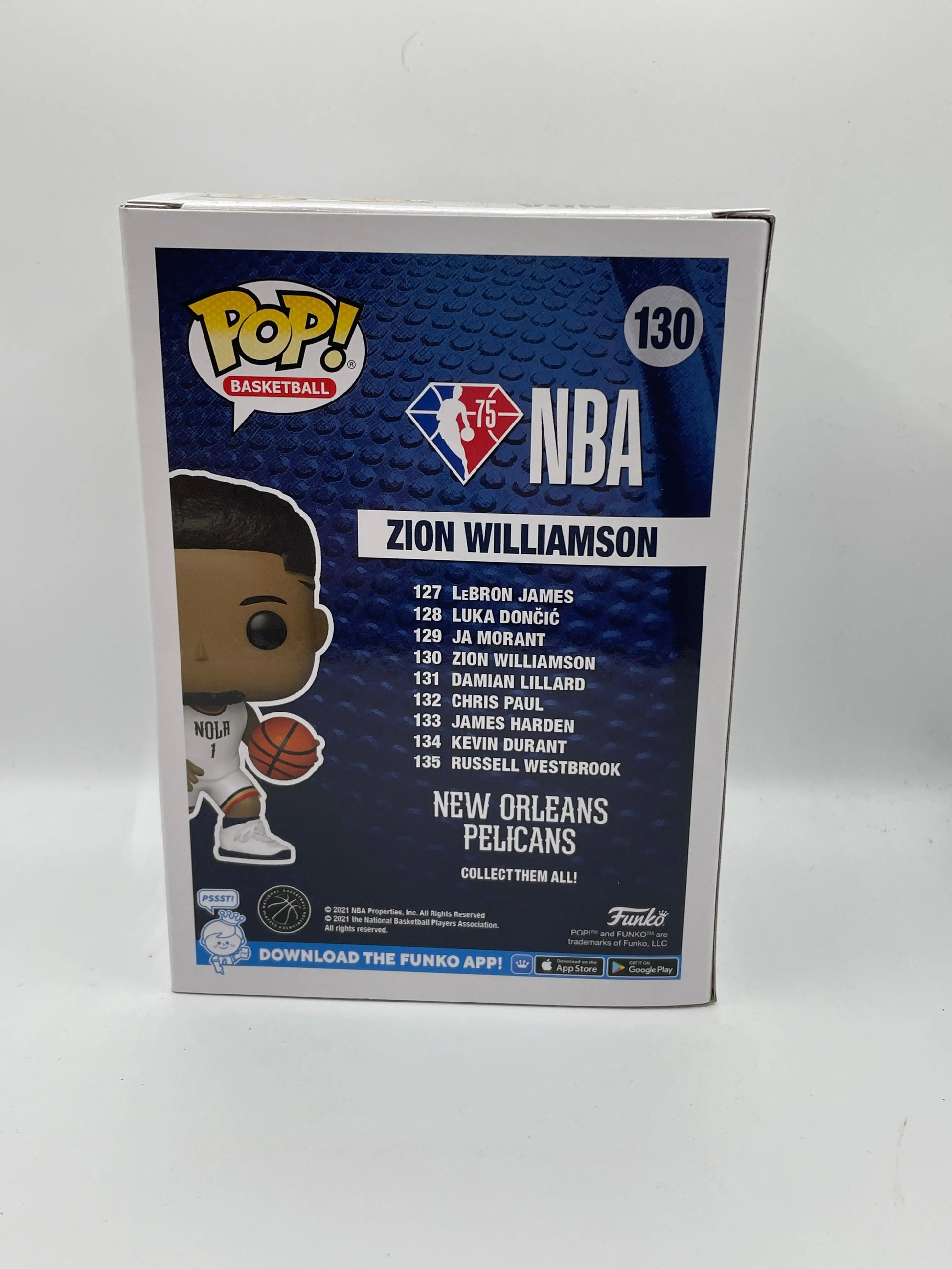 Funko POP! Basketball New Orleans #130 Zion Williamson FRENLY BRICKS - Open 7 Days