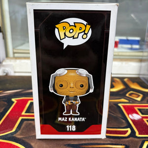 Funko Pop Vinyl Star Wars Maz Kanata #118 The Force Awakens FRENLY BRICKS - Open 7 Days