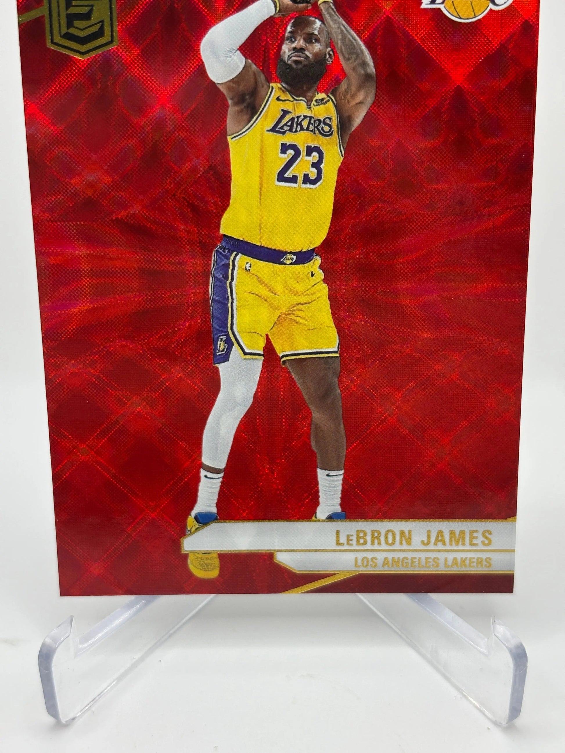 2023-24 Panini Donruss Elite Basketball International Red #153 Lebron James FRENLY BRICKS - Open 7 Days