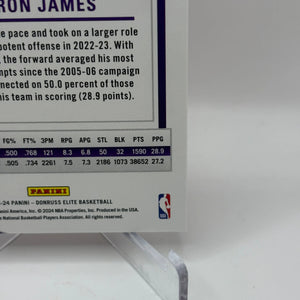 2023-24 Panini Donruss Elite Basketball International Red #153 Lebron James FRENLY BRICKS - Open 7 Days