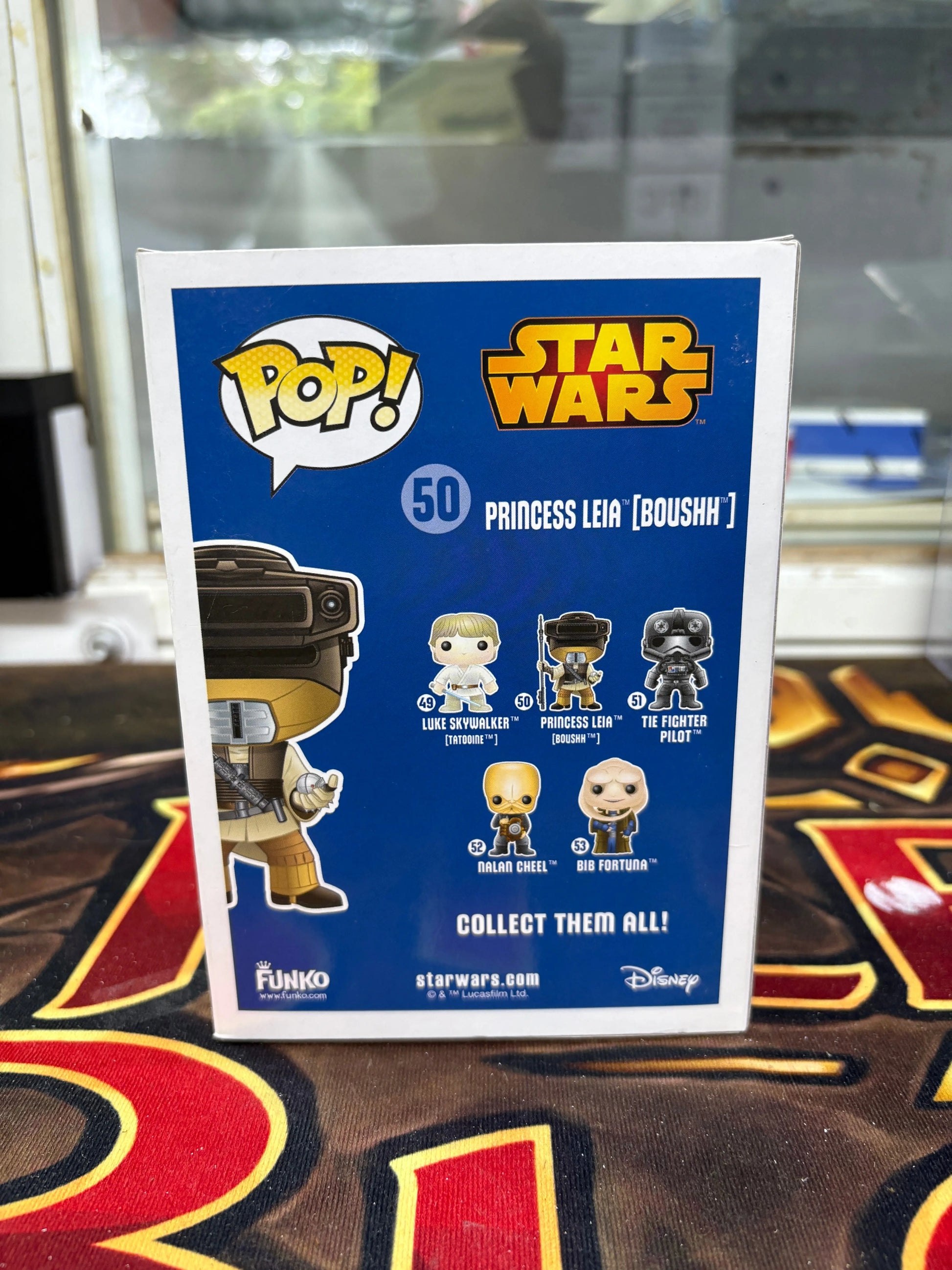 Funko Pop! Vinyl Figure Star Wars #50 - Princess Leia (Boushh) FRENLY BRICKS - Open 7 Days