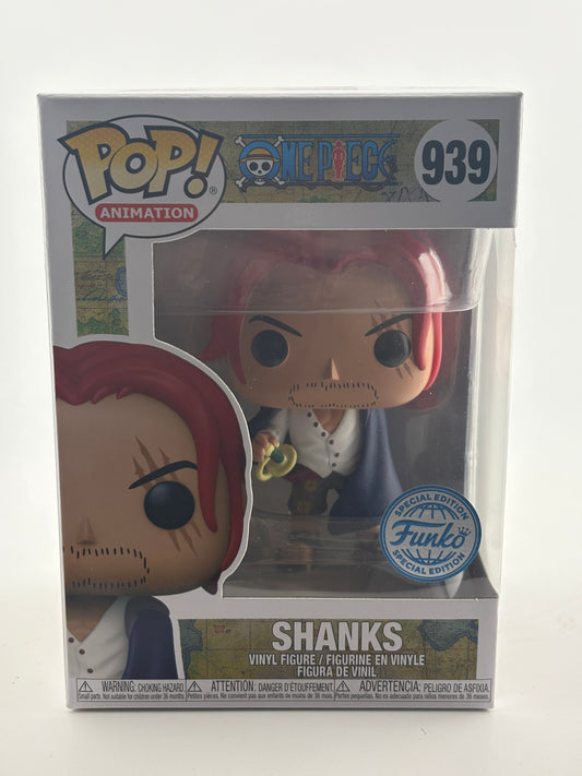 Funko POP! Animation One Piece #939 Shanks Special Edition Vinyl Figure FRENLY BRICKS - Open 7 Days