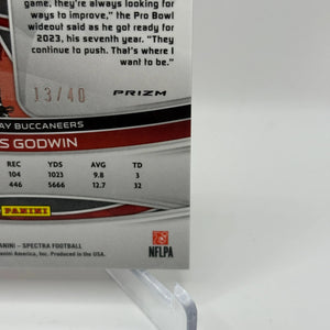 2023 Panini Spectra Football #89 Chris Godwin /40 Cracked Ice FRENLY BRICKS - Open 7 Days