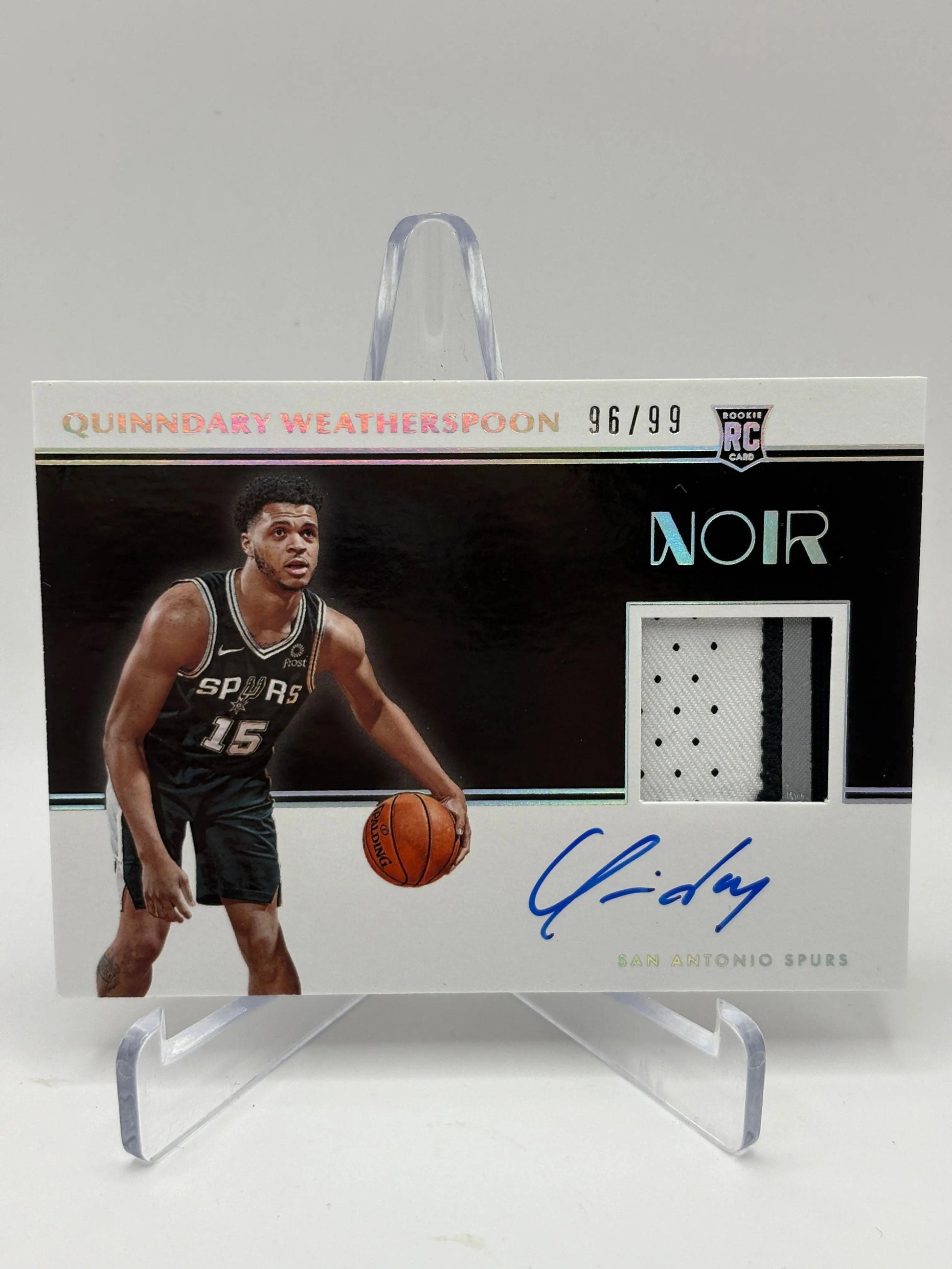 2019-20 Panini Noir Basketball #370 Quinndary Weatherspoon /99 RPA Auto FRENLY BRICKS - Open 7 Days