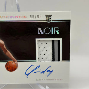 2019-20 Panini Noir Basketball #370 Quinndary Weatherspoon /99 RPA Auto FRENLY BRICKS - Open 7 Days