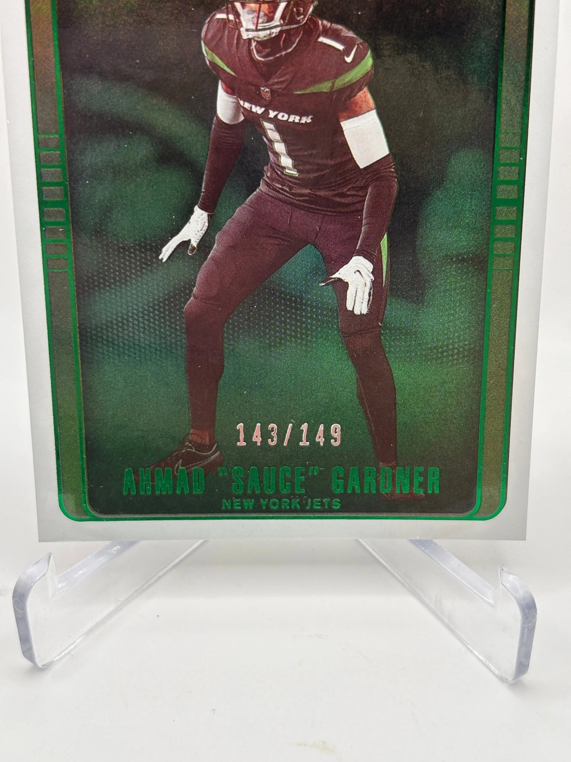 2022 Panini Chronicles Studio Football #STU-33 Ahmad “Sauce” Gardner /149 FRENLY BRICKS - Open 7 Days