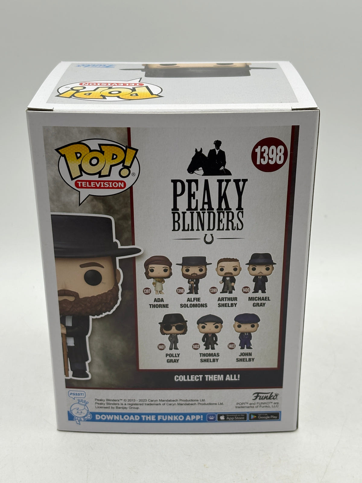 Funko POP! Television Peaky Blinders #1398 Alfie Solomons Vinyl Figure FRENLY BRICKS - Open 7 Days image 3