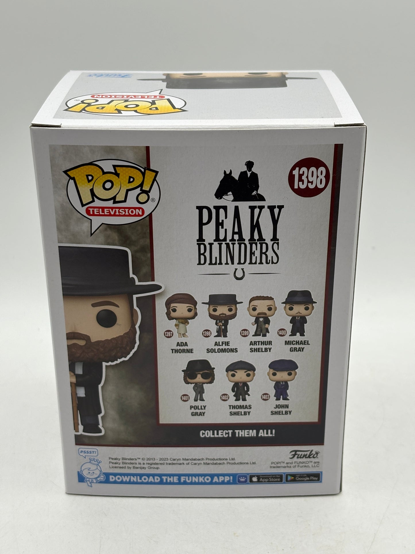 Funko POP! Television Peaky Blinders #1398 Alfie Solomons Vinyl Figure FRENLY BRICKS - Open 7 Days
