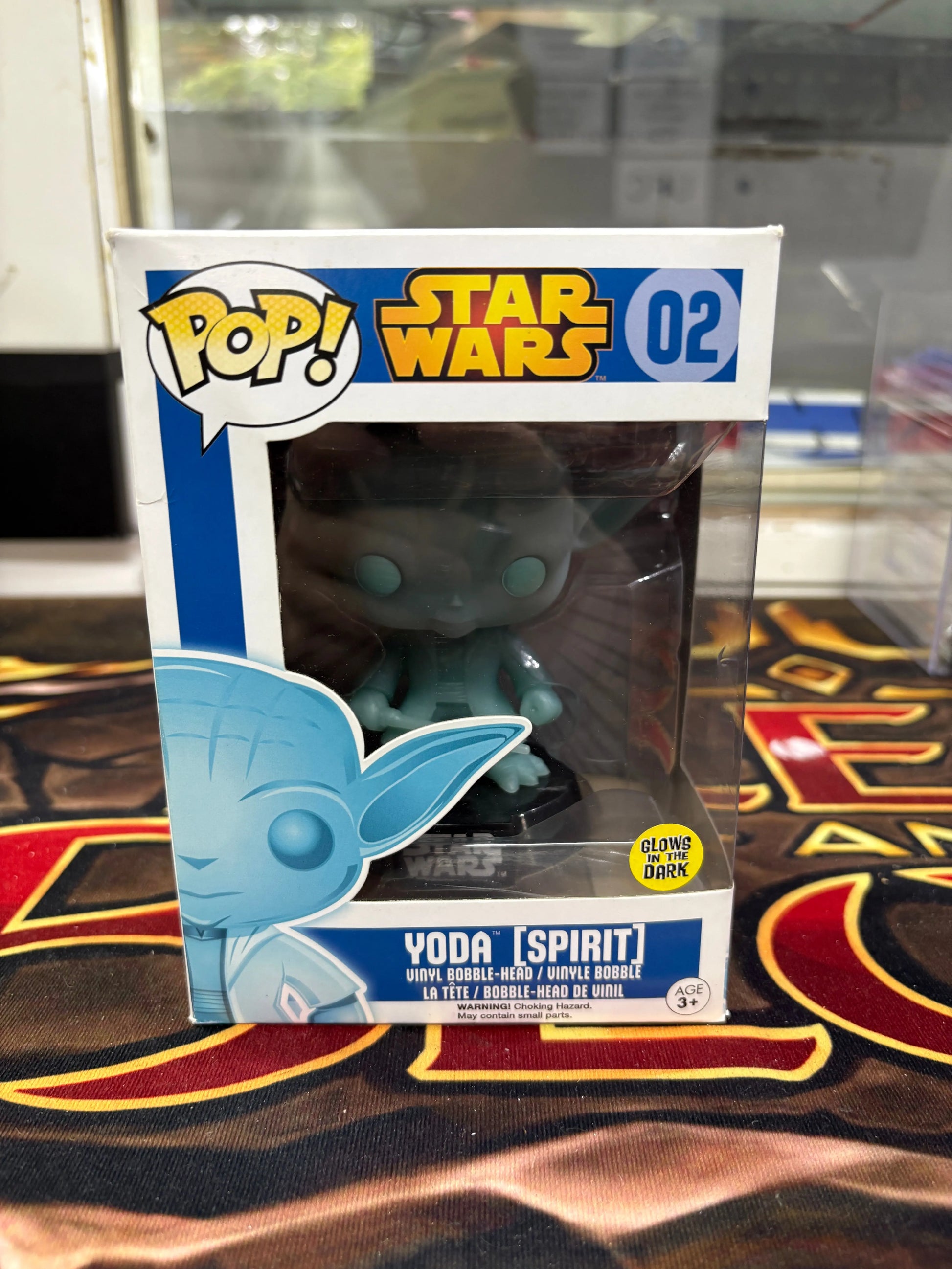 Funko Pop Star Wars Yoda (Spirit) Glow in the Dark GITD #02 FRENLY BRICKS - Open 7 Days