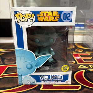 Funko Pop Star Wars Yoda (Spirit) Glow in the Dark GITD #02 FRENLY BRICKS - Open 7 Days