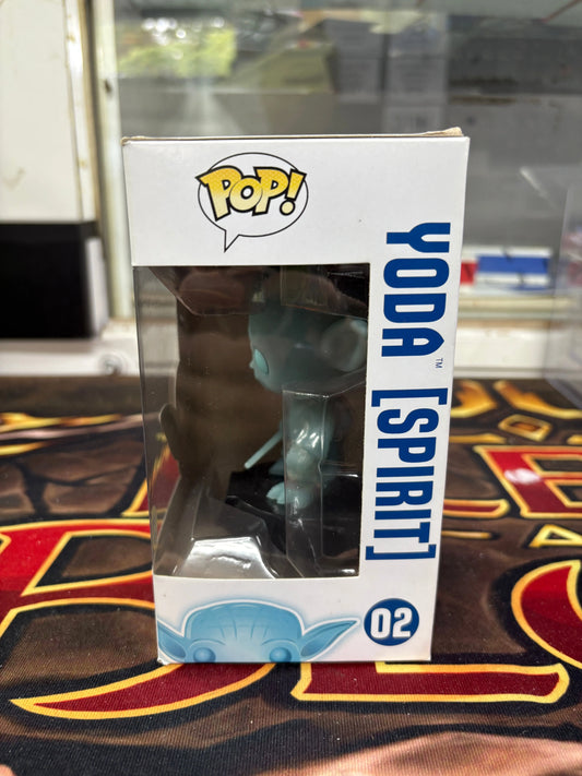 Funko Pop Star Wars Yoda (Spirit) Glow in the Dark GITD #02 FRENLY BRICKS - Open 7 Days