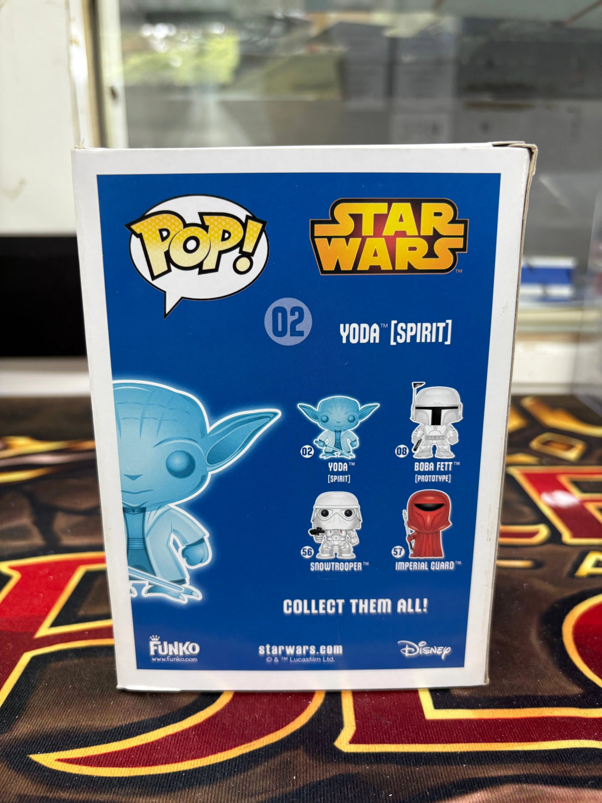 Funko Pop Star Wars Yoda (Spirit) Glow in the Dark GITD #02 FRENLY BRICKS - Open 7 Days