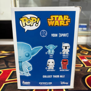 Funko Pop Star Wars Yoda (Spirit) Glow in the Dark GITD #02 FRENLY BRICKS - Open 7 Days