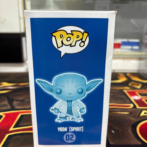 Funko Pop Star Wars Yoda (Spirit) Glow in the Dark GITD #02 FRENLY BRICKS - Open 7 Days