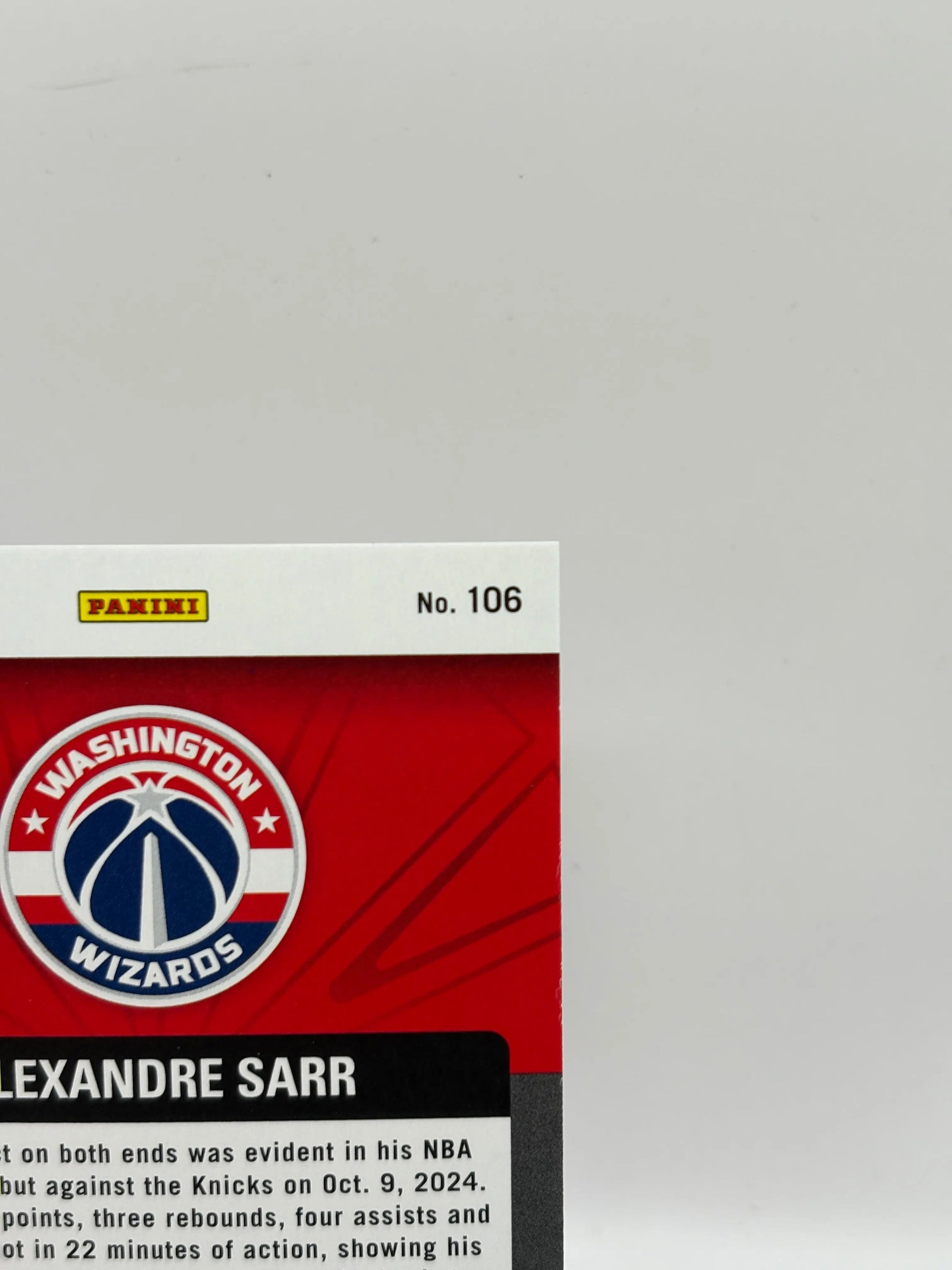 2024-25 Panini Revolution Basketball #106 Alexandre Sarr 99/99 Rookie Cosmic FRENLY BRICKS - Open 7 Days