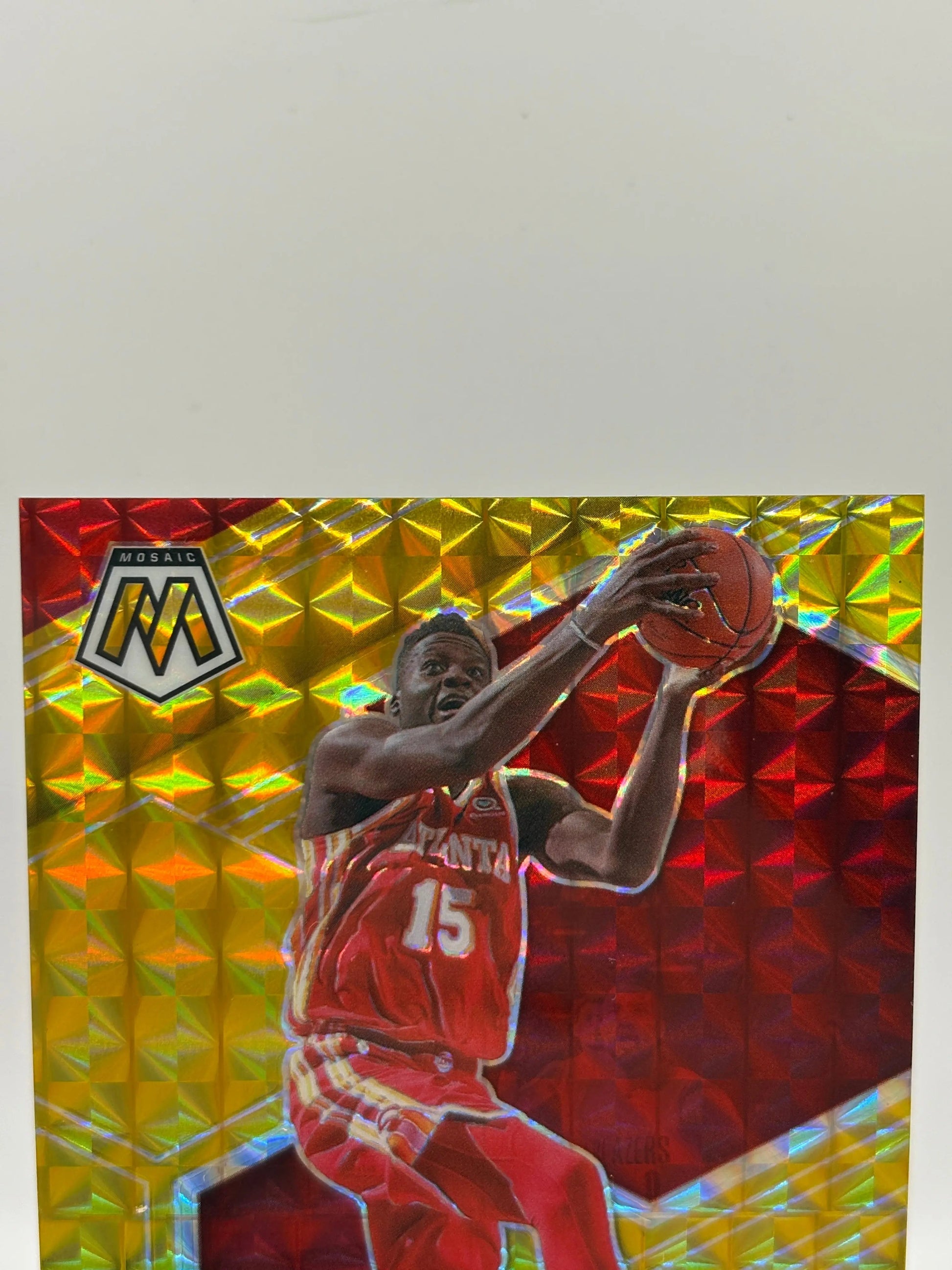 2020-21 Panini Mosaic Basketball #102 Clint Capela 04/10 Gold Prizm FRENLY BRICKS - Open 7 Days
