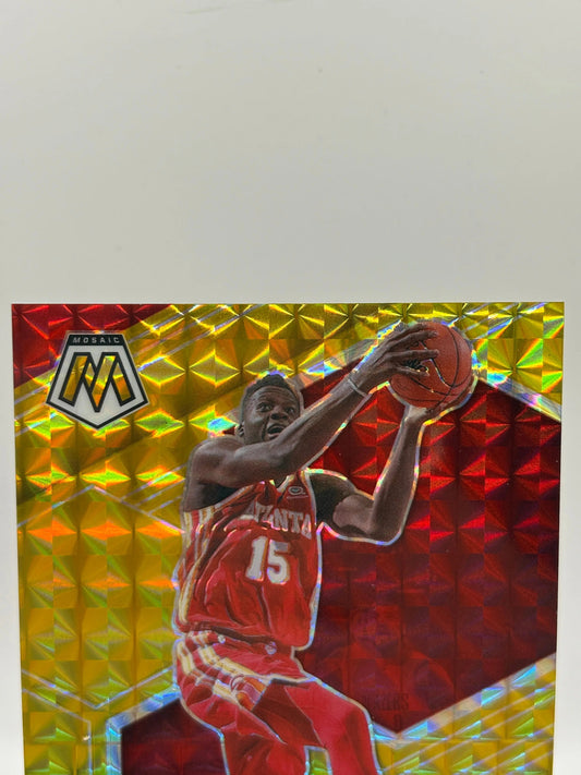 2020-21 Panini Mosaic Basketball #102 Clint Capela 04/10 Gold Prizm FRENLY BRICKS - Open 7 Days