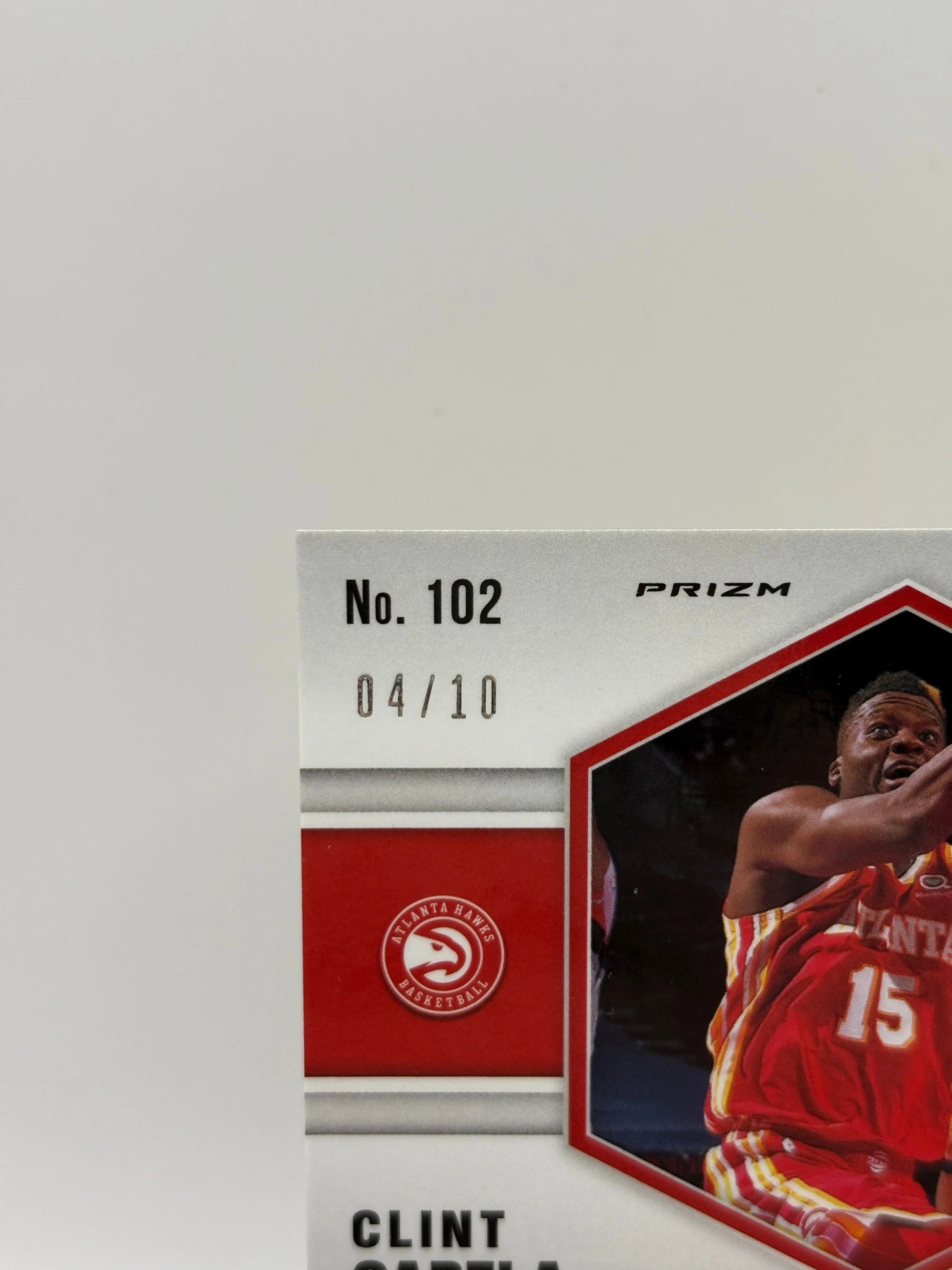 2020-21 Panini Mosaic Basketball #102 Clint Capela 04/10 Gold Prizm FRENLY BRICKS - Open 7 Days