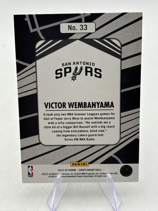 2023-24 Panini Hoops Basketball - #33 Victor Wembanyama We Got Next Rookie Card FRENLY BRICKS - Open 7 Days