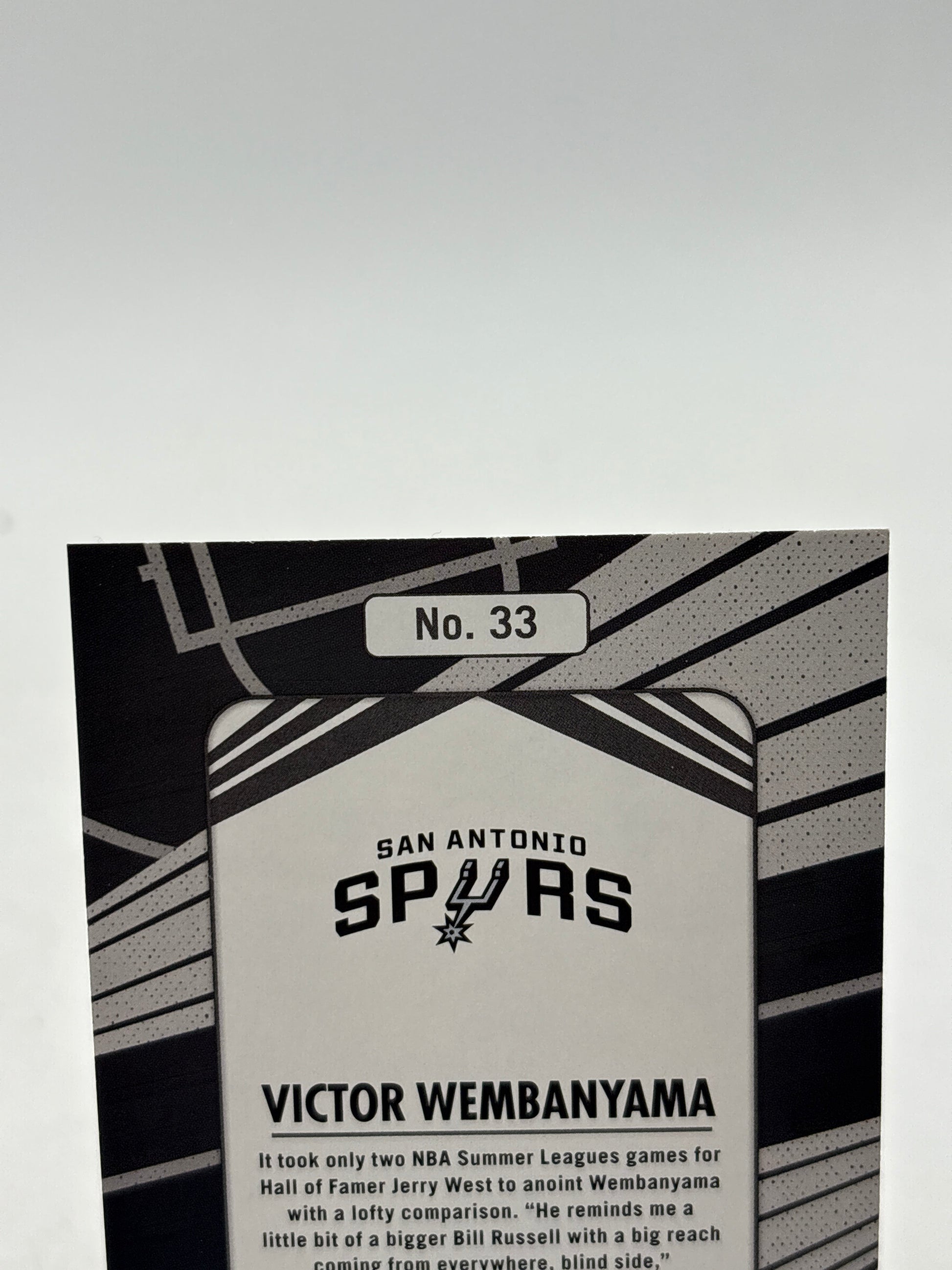 2023-24 Panini Hoops Basketball - #33 Victor Wembanyama We Got Next Rookie Card FRENLY BRICKS - Open 7 Days
