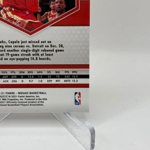 2020-21 Panini Mosaic Basketball #102 Clint Capela 04/10 Gold Prizm FRENLY BRICKS - Open 7 Days