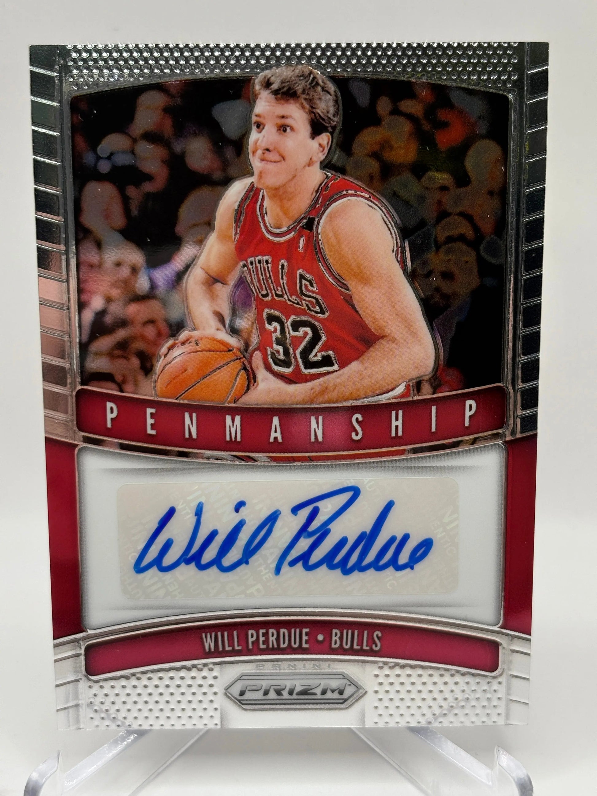 2019-20 Panini Prizm Basketball #PM-WPD Will Perdue Auto Penmanship FRENLY BRICKS - Open 7 Days