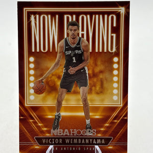 2023-24 Panini Hoops Basketball - #26 Victor Wembanyama Now Playing Rookie Card FRENLY BRICKS - Open 7 Days