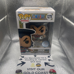 Funko Pop! One Piece Oden #1275 Figure - Special Edition FRENLY BRICKS - Open 7 Days