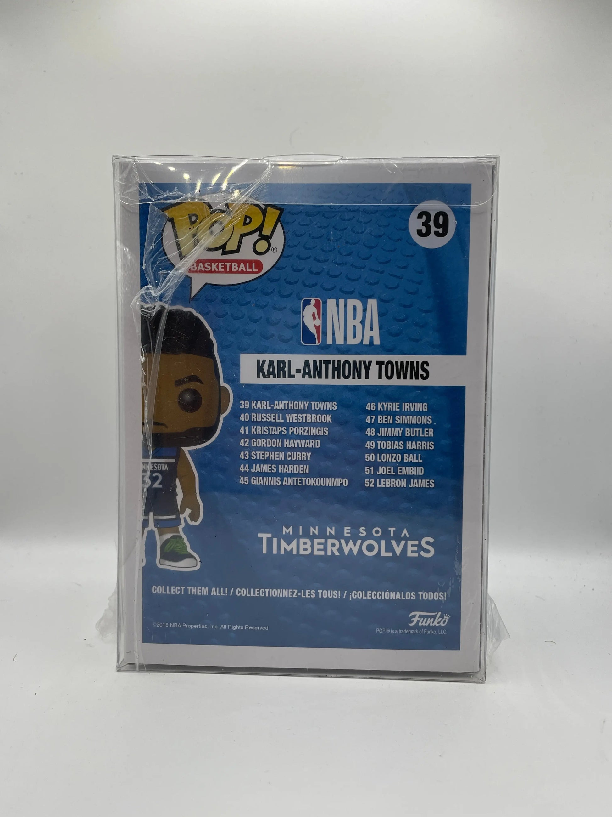 Funko POP! Basketball Minnesota #39 Karl-Anthony Towns FRENLY BRICKS - Open 7 Days