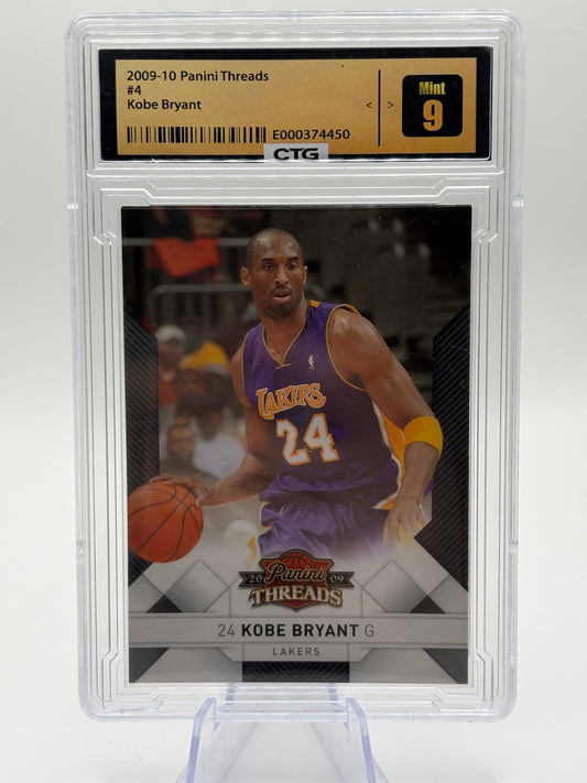 2009-10 Panini Threads #4 Kobe Bryant CTG 9 Mint FRENLY BRICKS - Open 7 Days