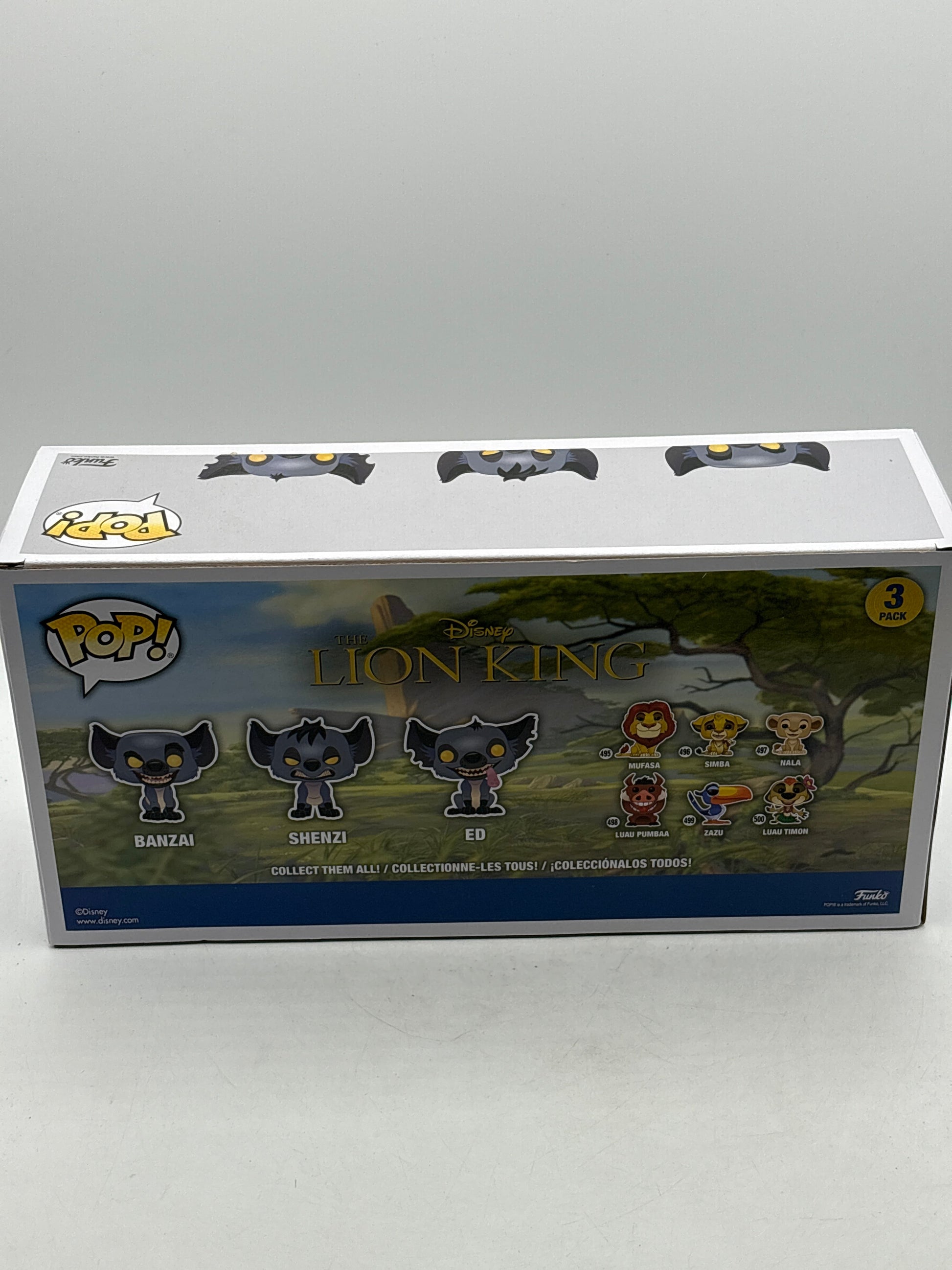 Funko Pop! Disney Lion King Hyenas Banzai, Shenzi & Ed 3 Pack 2019 Spring FRENLY BRICKS - Open 7 Days
