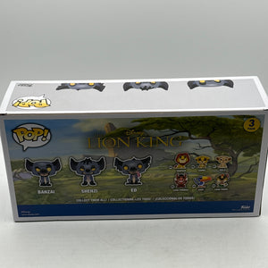 Funko Pop! Disney Lion King Hyenas Banzai, Shenzi & Ed 3 Pack 2019 Spring FRENLY BRICKS - Open 7 Days