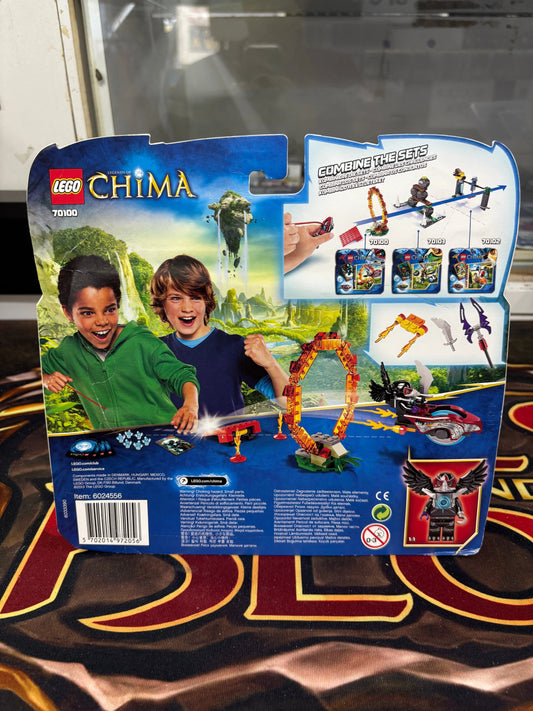 LEGO Legends of Chima Ring Of Fire (70100) Razar Brand New, Factory Sealed FRENLY BRICKS - Open 7 Days