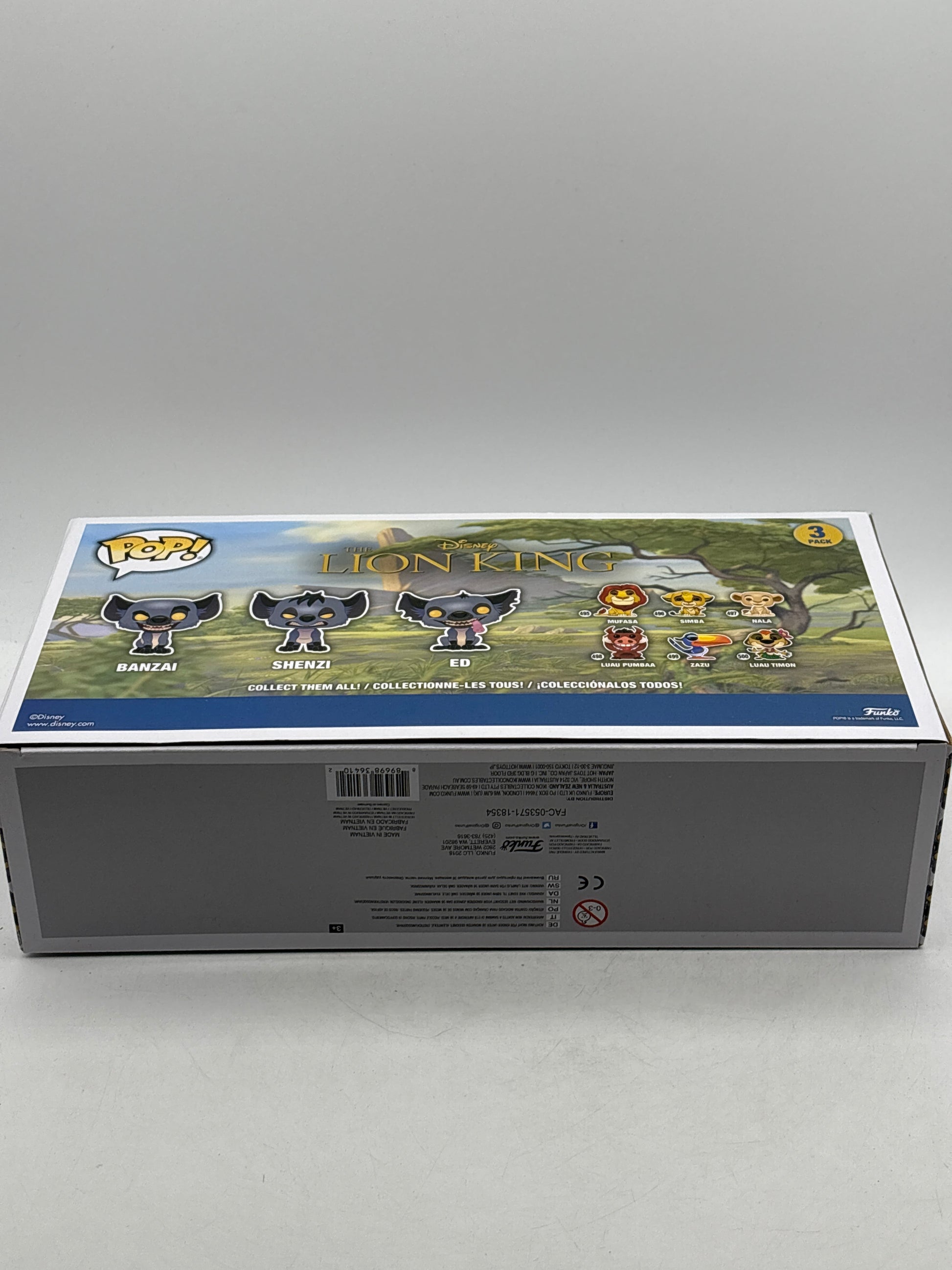 Funko Pop! Disney Lion King Hyenas Banzai, Shenzi & Ed 3 Pack 2019 Spring FRENLY BRICKS - Open 7 Days