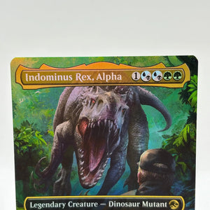 Magic The Gathering - Indominus Rex, Alpha Rare #0014 REX LP FRENLY BRICKS - Open 7 Days