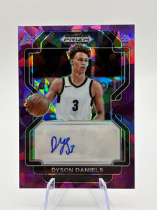 2022-23 Panini Prizm Draft Picks Auto Dyson Daniels Purple Ice Prizm /99 (RC)