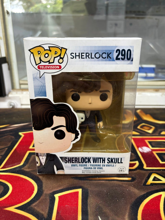 Funko POP! Television Sherlock With Skull #290 FRENLY BRICKS - Open 7 Days