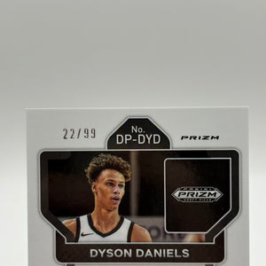 2022-23 Panini Prizm Draft Picks Auto Dyson Daniels Purple Ice Prizm /99 (RC) FRENLY BRICKS - Open 7 Days