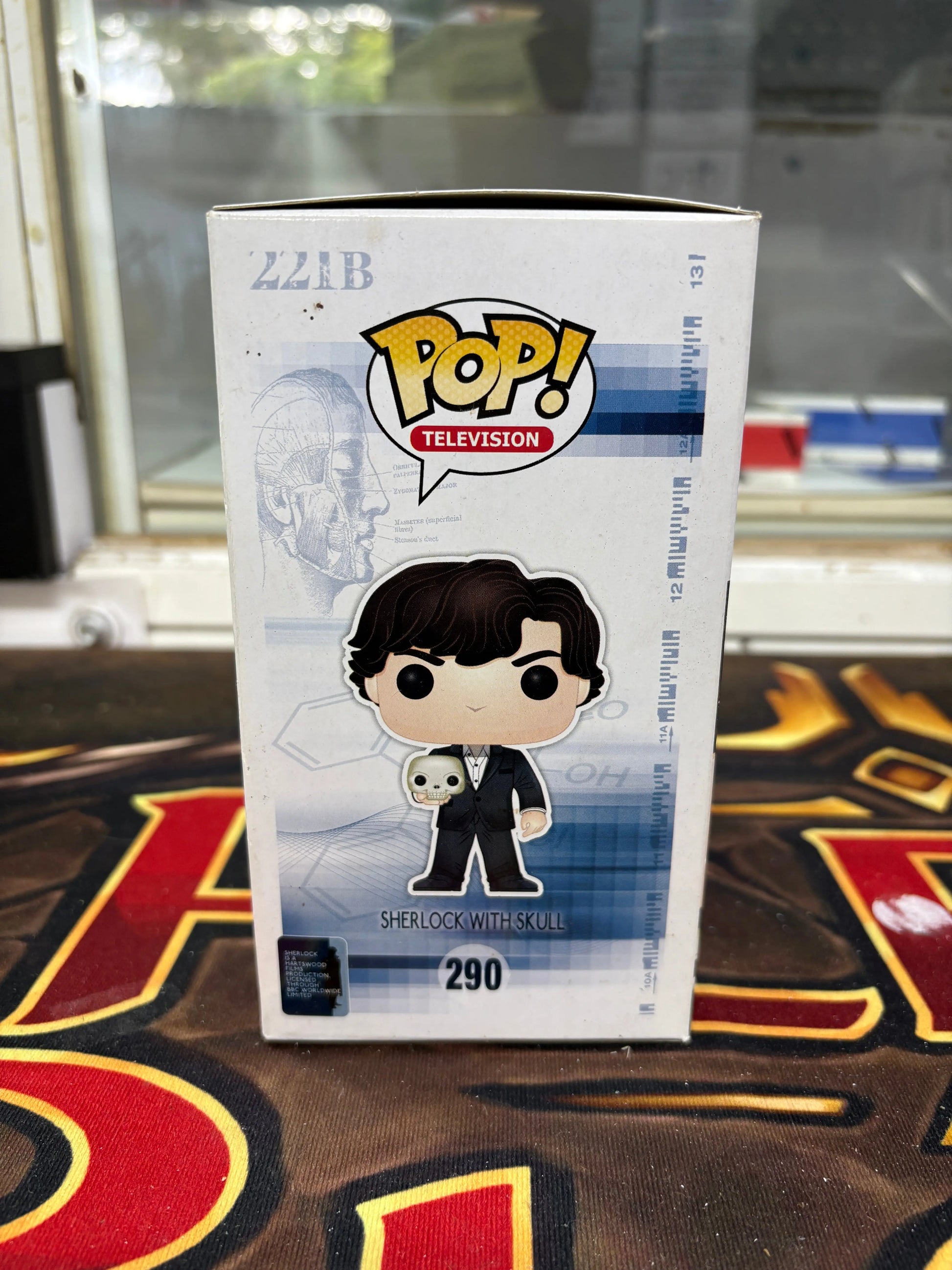 Funko POP! Television Sherlock With Skull #290 FRENLY BRICKS - Open 7 Days