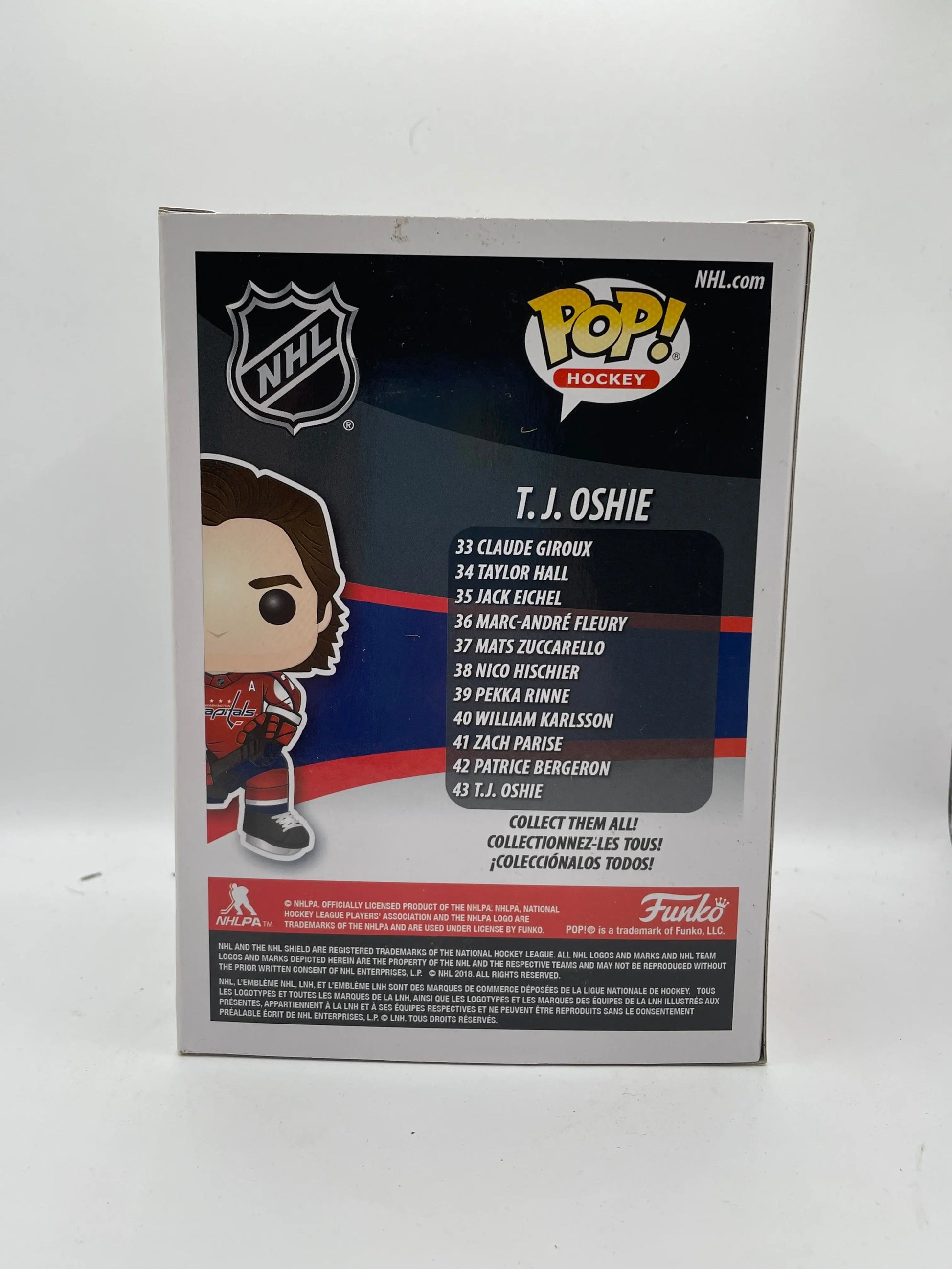 Funko POP! Hockey Washington #43 T.J.Oshie FRENLY BRICKS - Open 7 Days
